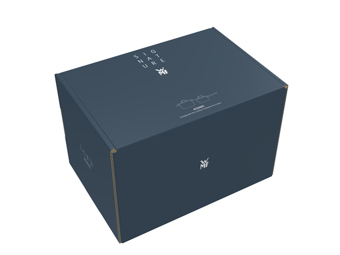 WMF Iconic Kochgeschirr-Set 2-teilig 1x Fleischtopf 22cm, 1x Stielkasserolle