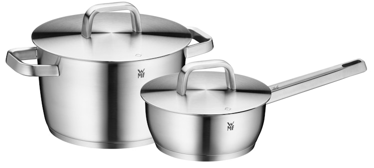 WMF Iconic Kochgeschirr-Set 2-teilig 1x Fleischtopf 22cm, 1x Stielkasserolle