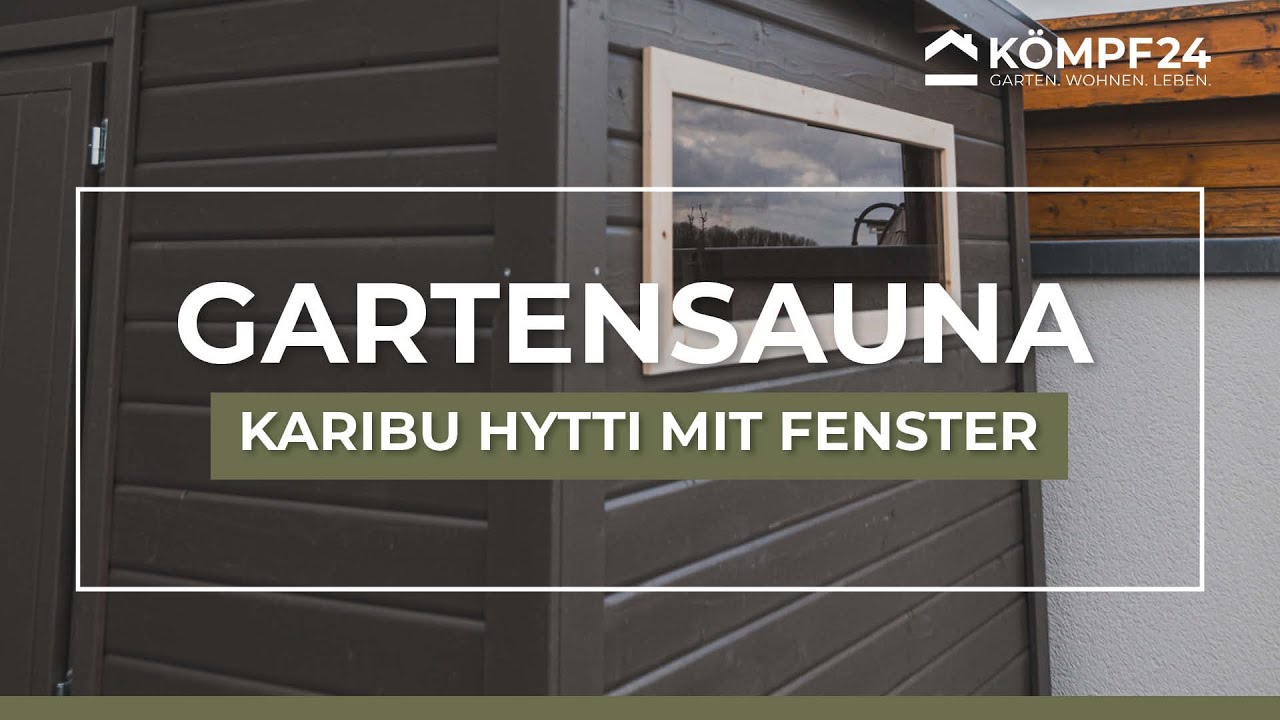 Karibu Gartensauna Saunahaus Hytti 2 inkl. gratis Sauna-Zubehörset im Wert von 234,94 €