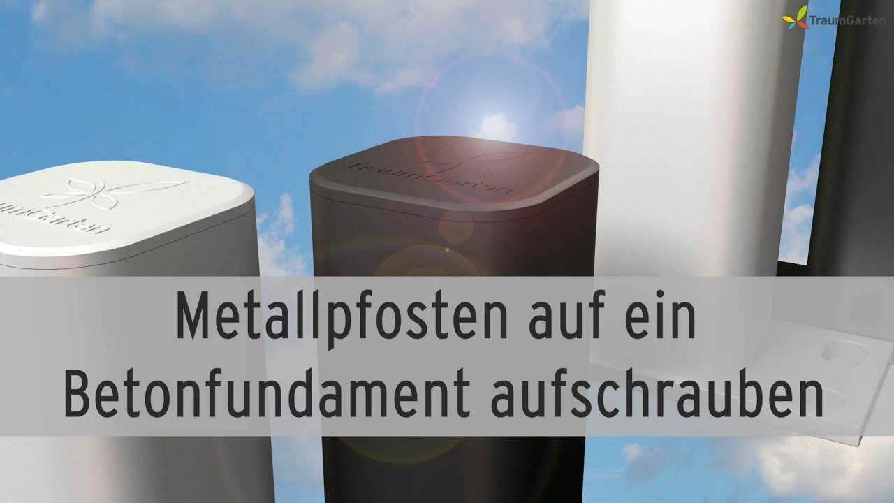 TraumGarten Metallpfosten 70 x 70 mm