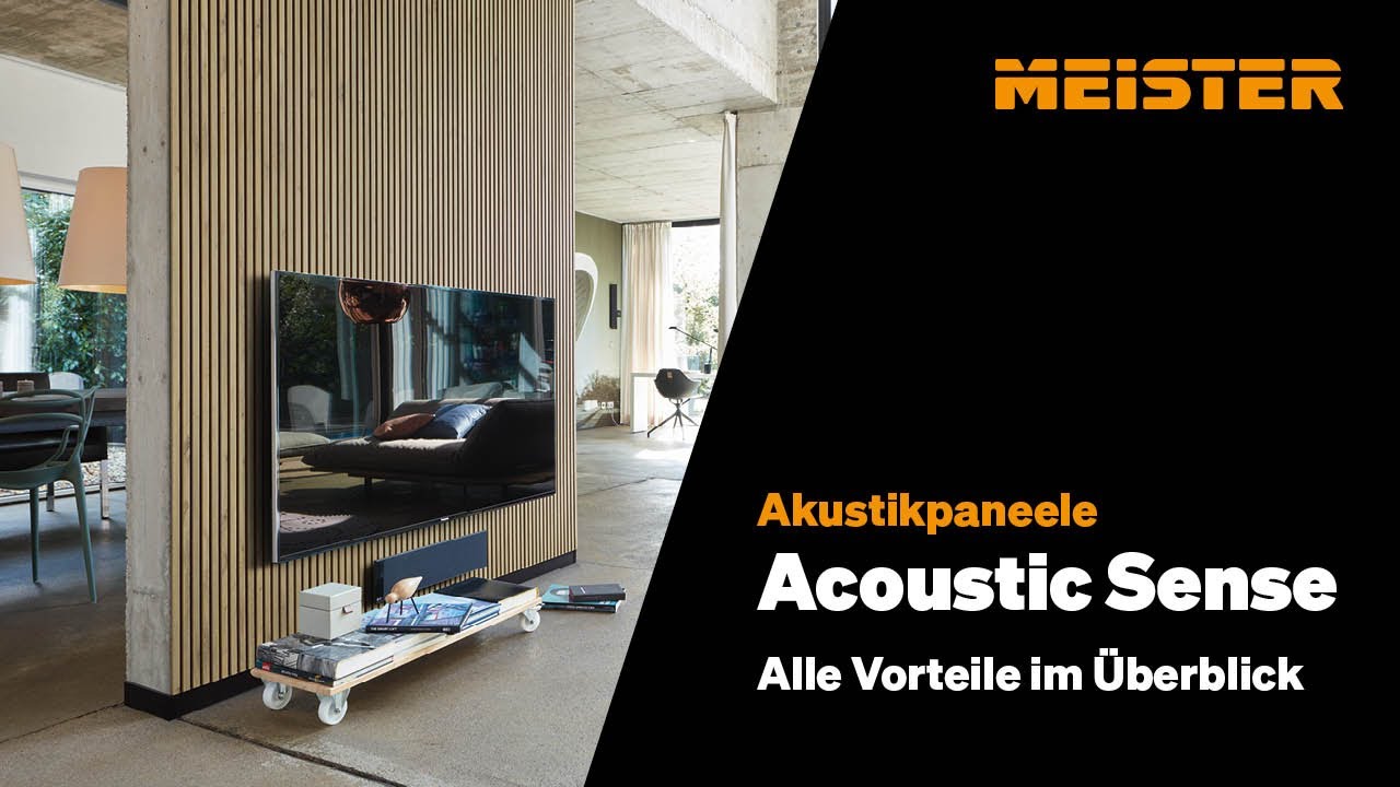 HANDMUSTER MEISTER Akustikpaneele Acoustic Sense 7034 Nussbaum