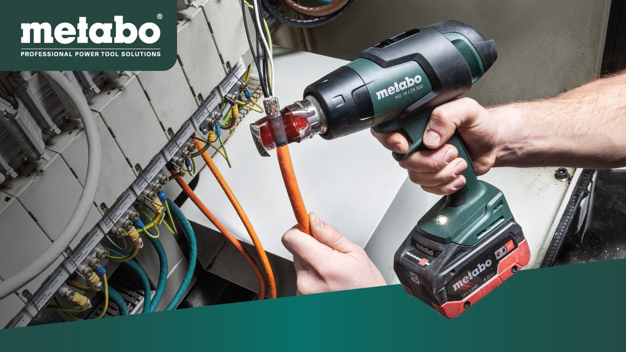 Metabo Akku-Heißluftgebläse HG 18 LTX 500
