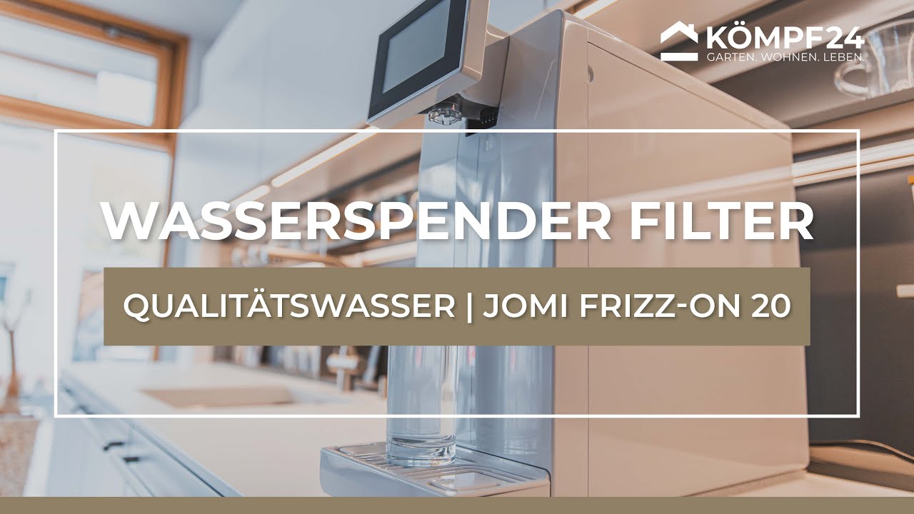 JoMi Frizz-On 20 Wasserfilter-Anlage mit Sprudelfunktion schwarz