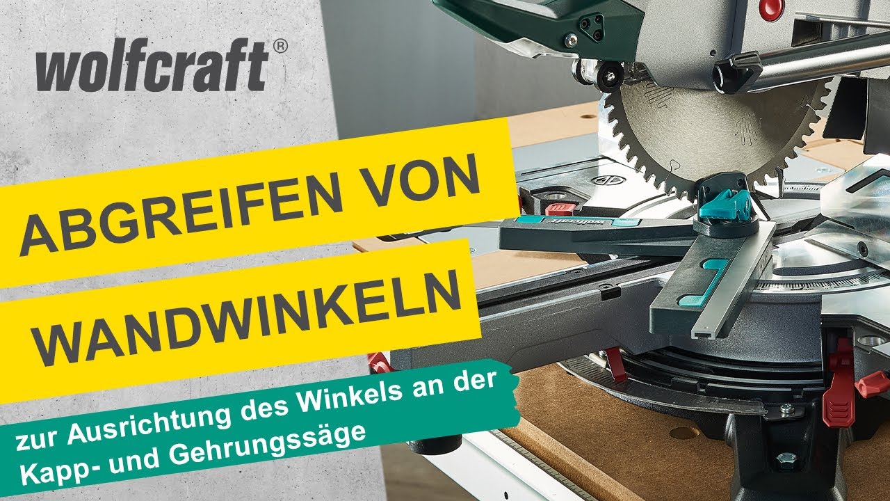 wolfcraft Winkelschmiege für Kapp- und Gehrungssägen 6957000