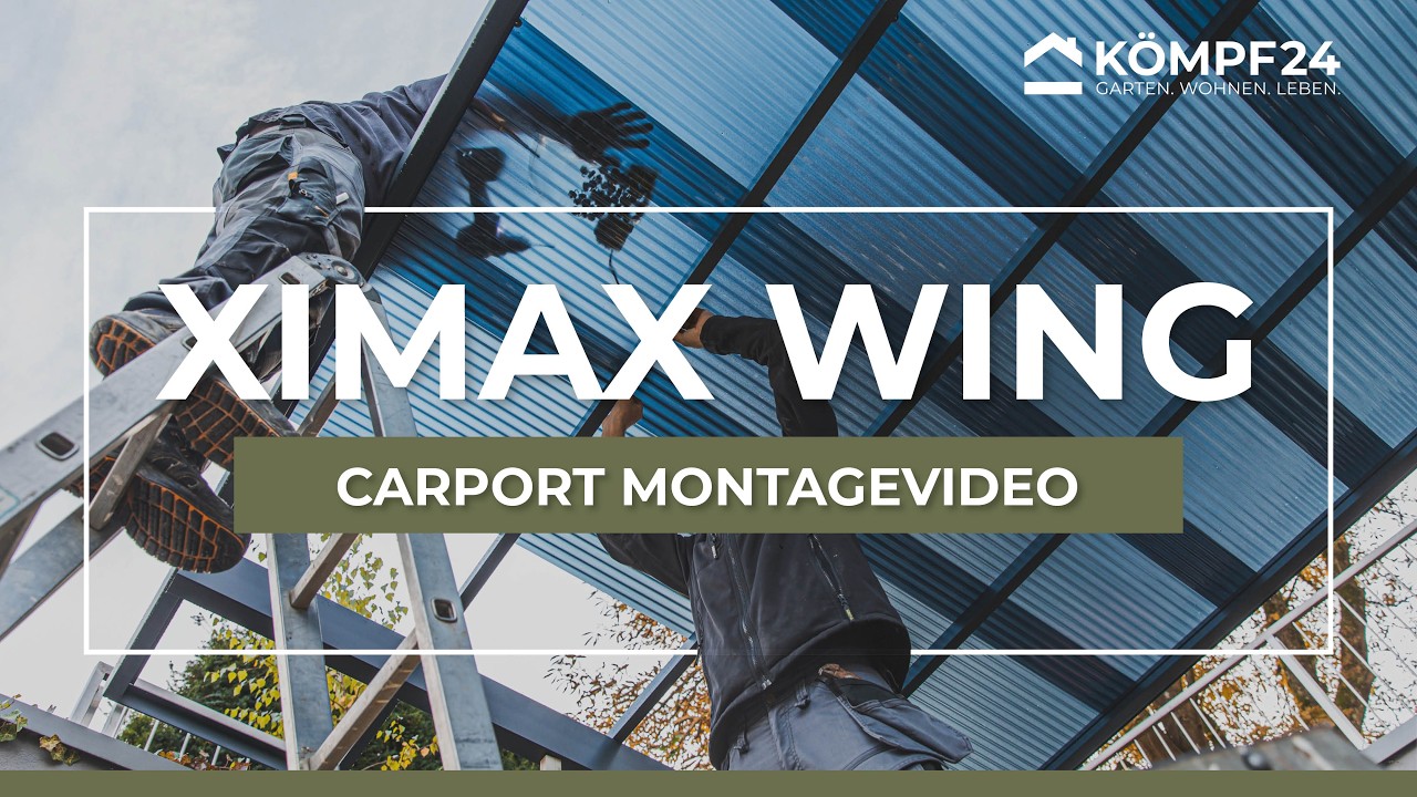 Ximax Carport Wing Typ 80 531 x 275 cm anthrazit