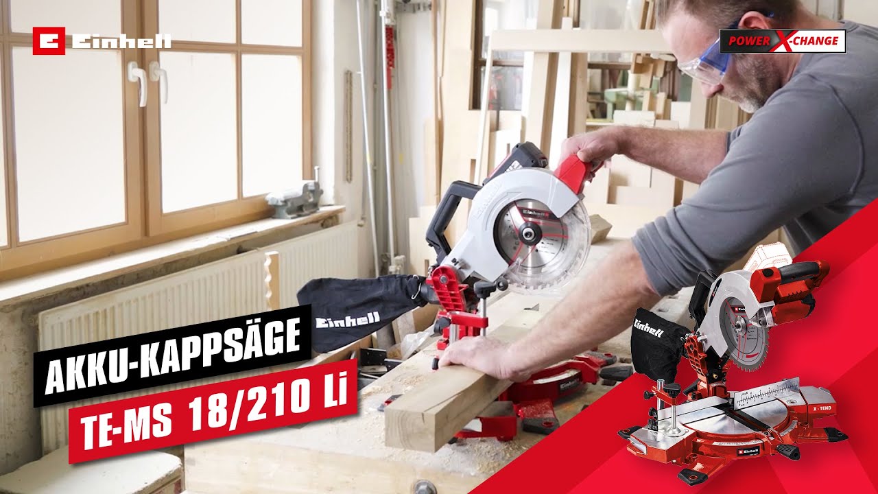 Einhell Akku-Kappsäge TE-MS 18/210 Li-Solo 4300890