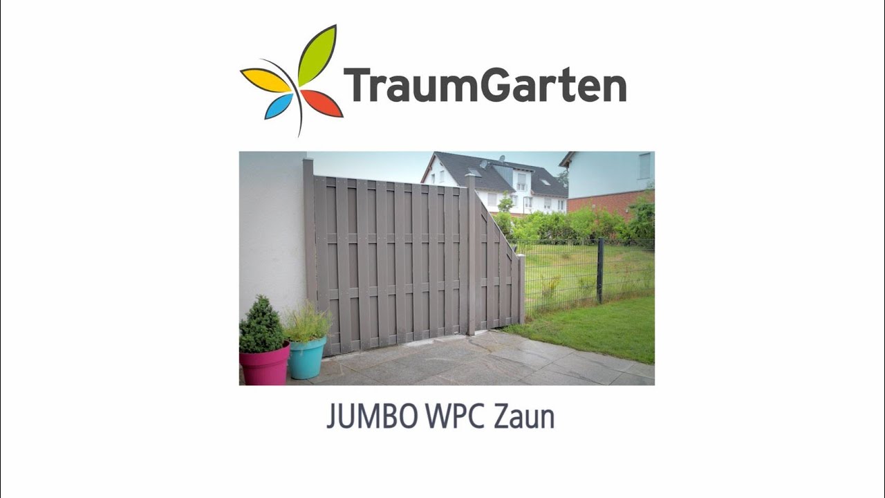 TraumGarten Jumbo WPC 740 x 1790/900 mm