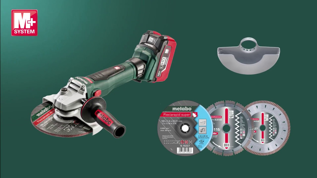 Metabo Akku-Winkelschleifer WB 18 LTX BL 180