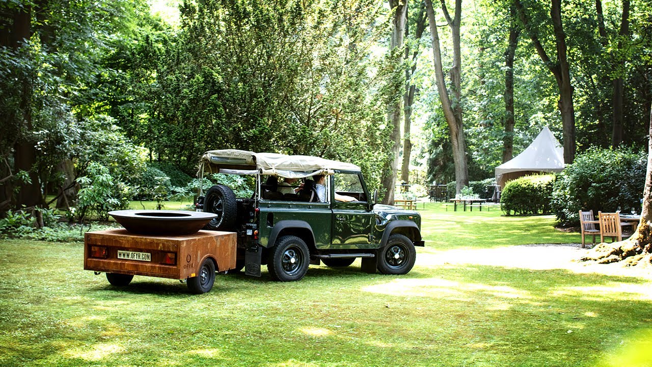 OFYR Plancha Grill Trailer Corten