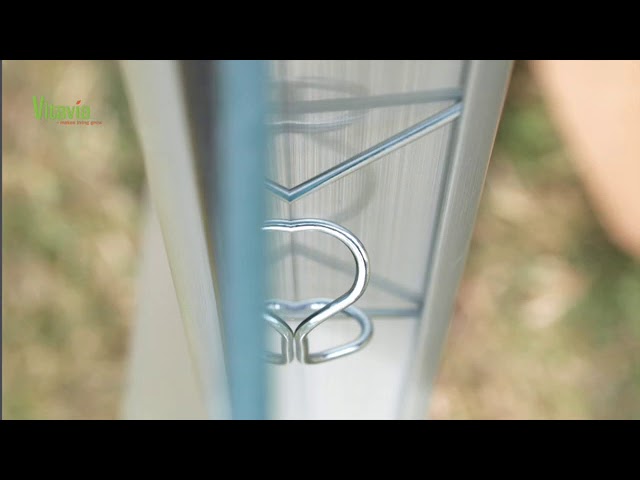 Vitavia Gewächshaus Aura 7800 inkl. 4 Fenstern - 7,8 m²