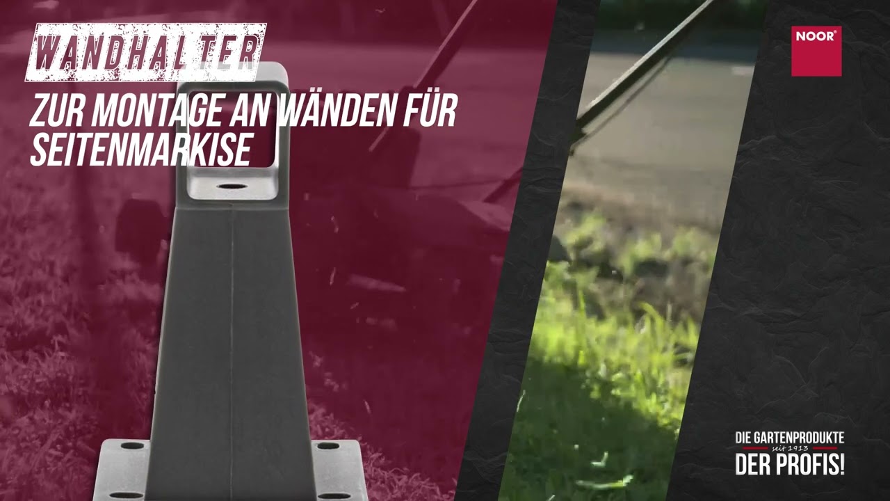 NOOR Wandhalter für Seitenmarkise Exklusiv