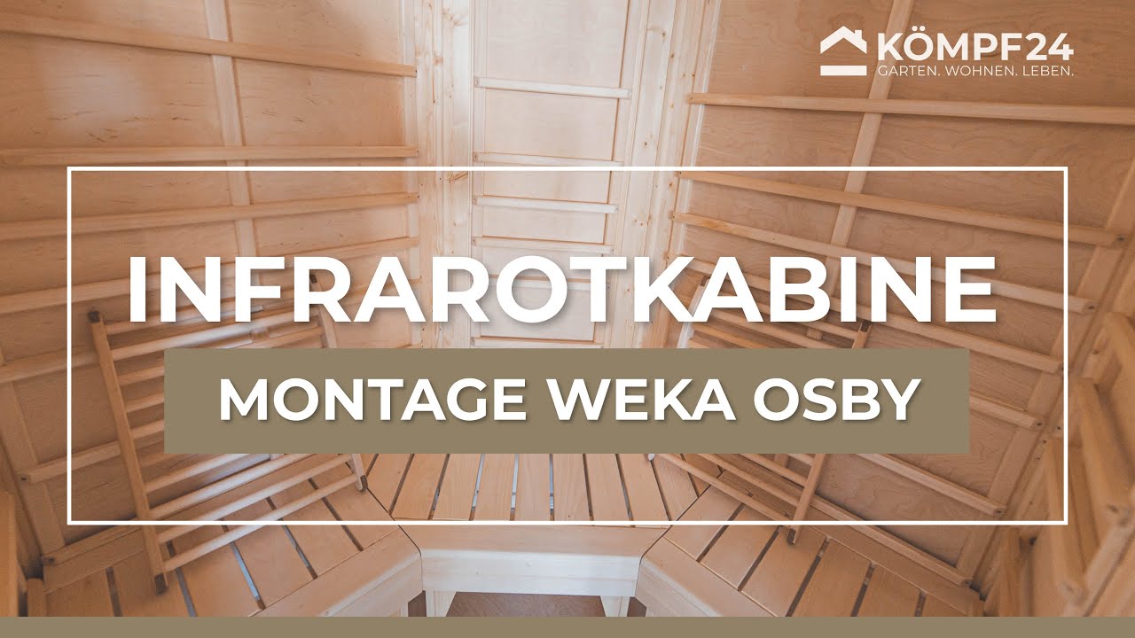 Weka Infrarot Wärmekabine Mila Gr. 2 Sondermodell "IR-Kabine des Jahres" inkl. Zubehörpaket