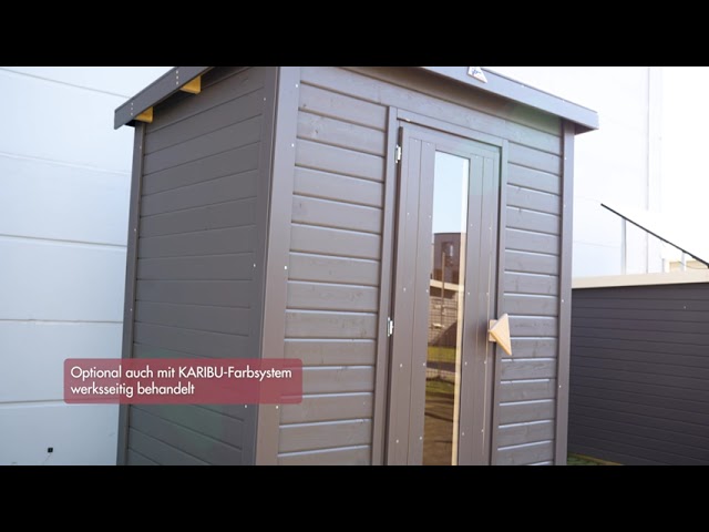 Karibu Gartensauna Saunahaus Hytti 2
