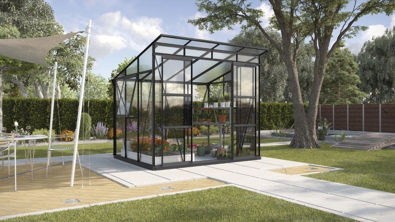Vitavia Gewächshaus Freya 7600 inkl. 2 Seitenfenster - 7,6 m²