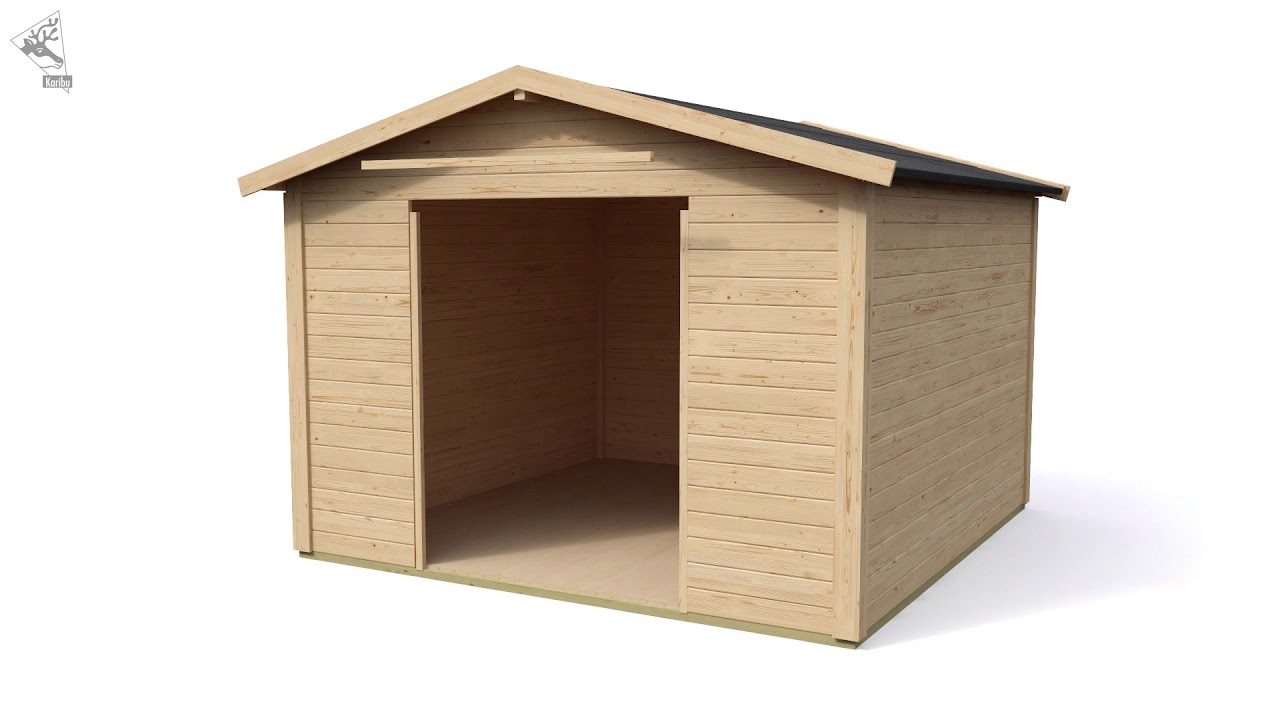 Karibu Premium Gartenhaus Theres 3 - 28 mm