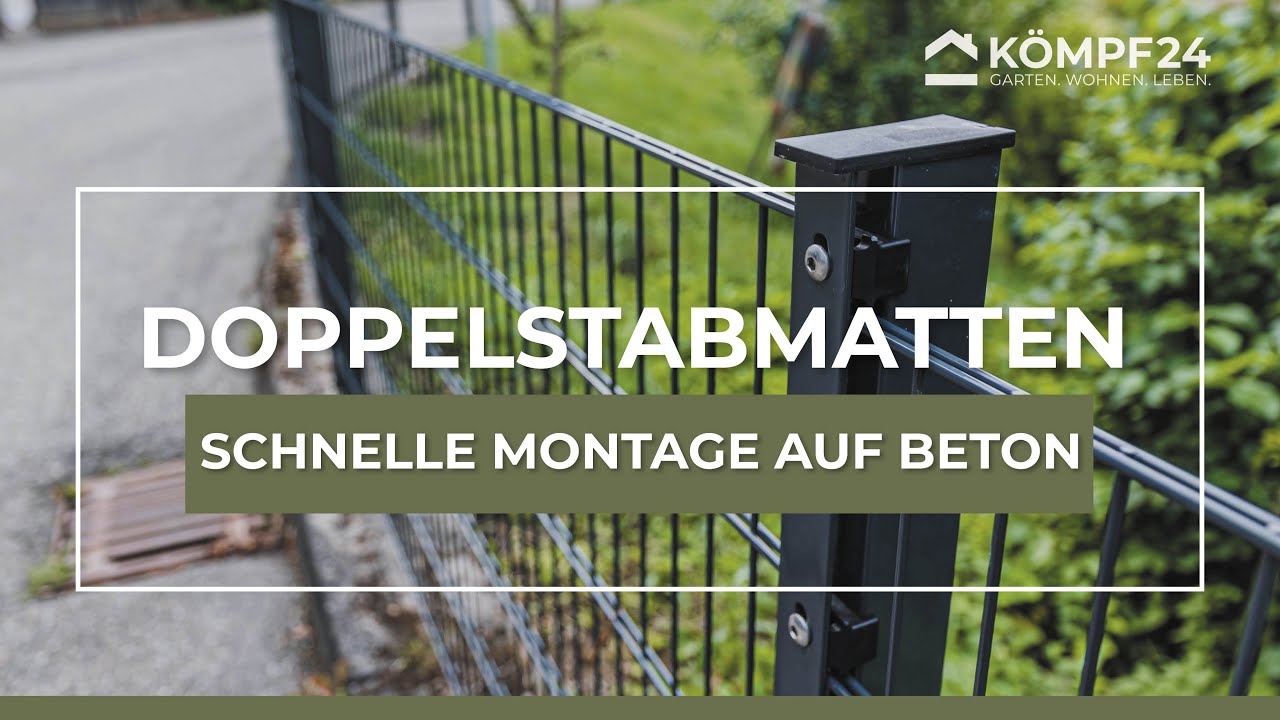 Kraus Doppelstabmatte 8/6/8-1630 mm-2510 mm-vorverzinkt-anthrazit