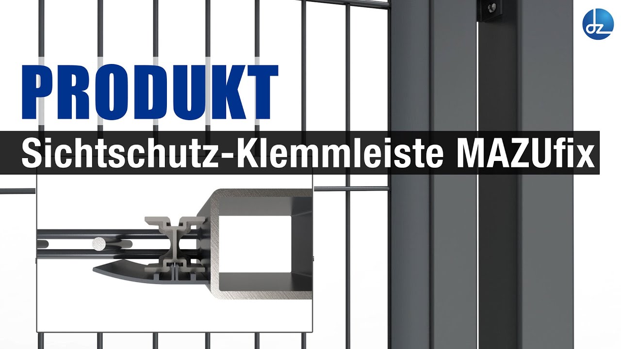 dz MAZUfix Klemmleisten-Set für Doppeltore 6/5/6