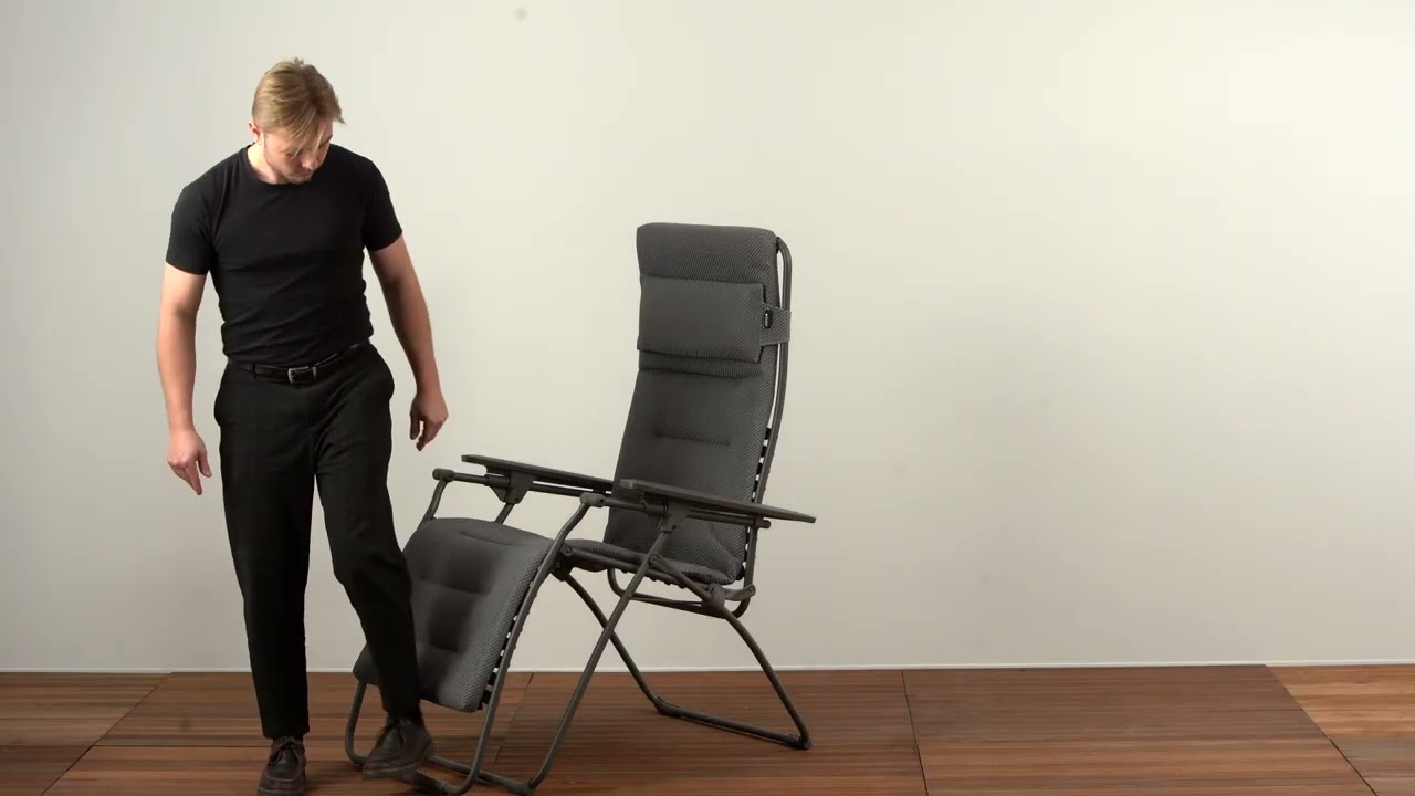 Lafuma Relaxliege RSXA CLIP, Stahl / Batyline