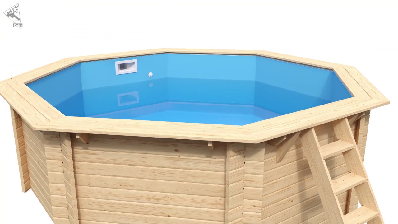 Karibu Pool Modell 1 A/B/C/D - kesseldruckimprägniert