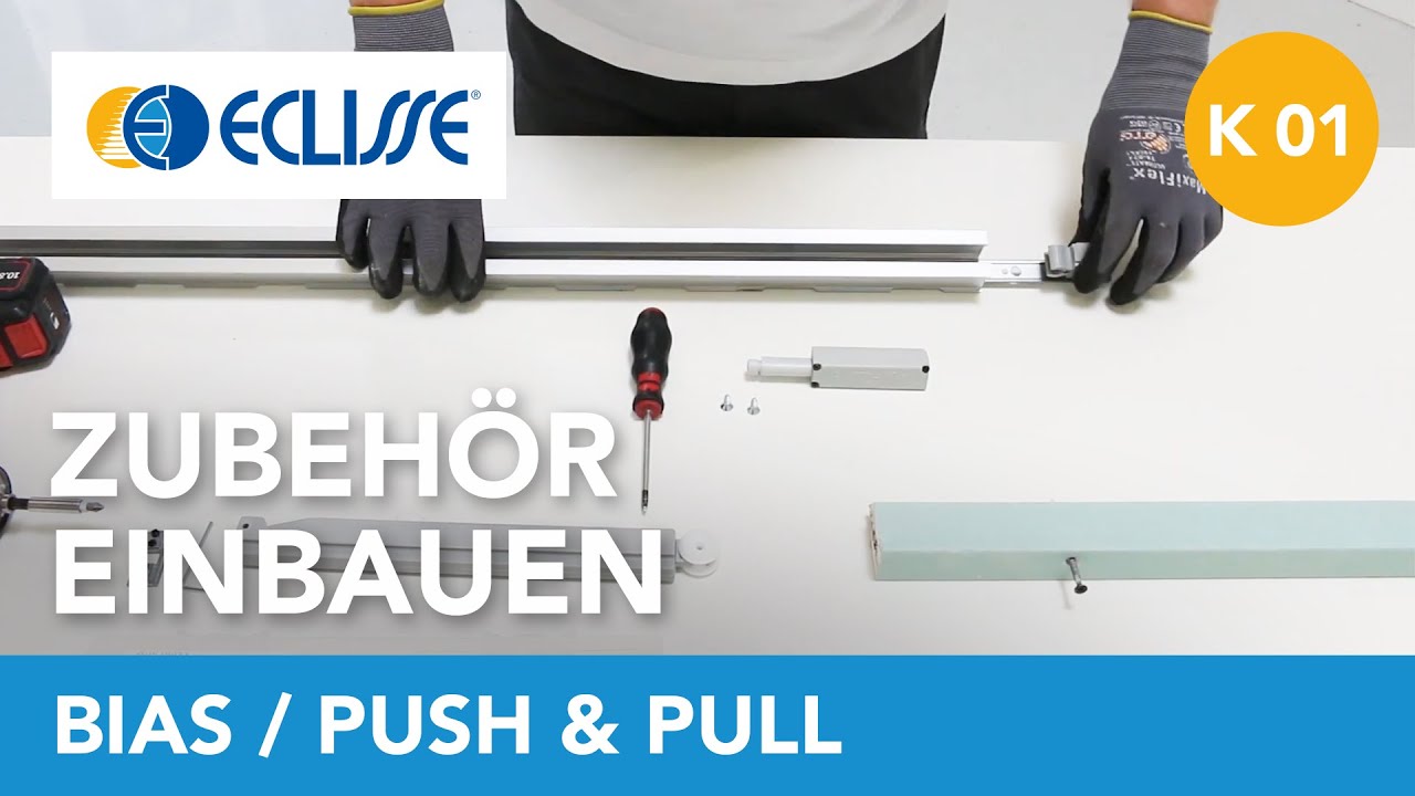 Eclisse Einzugsdämpfer für Eclisse Schiebetürelemente