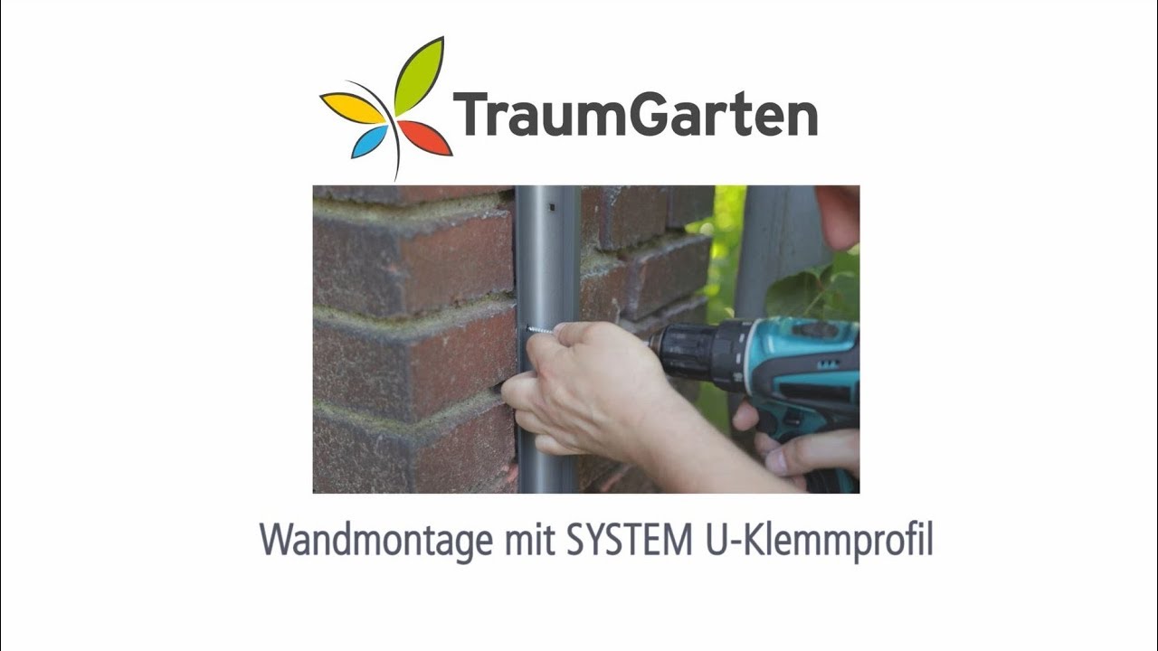TraumGarten System U-Klemmprofil