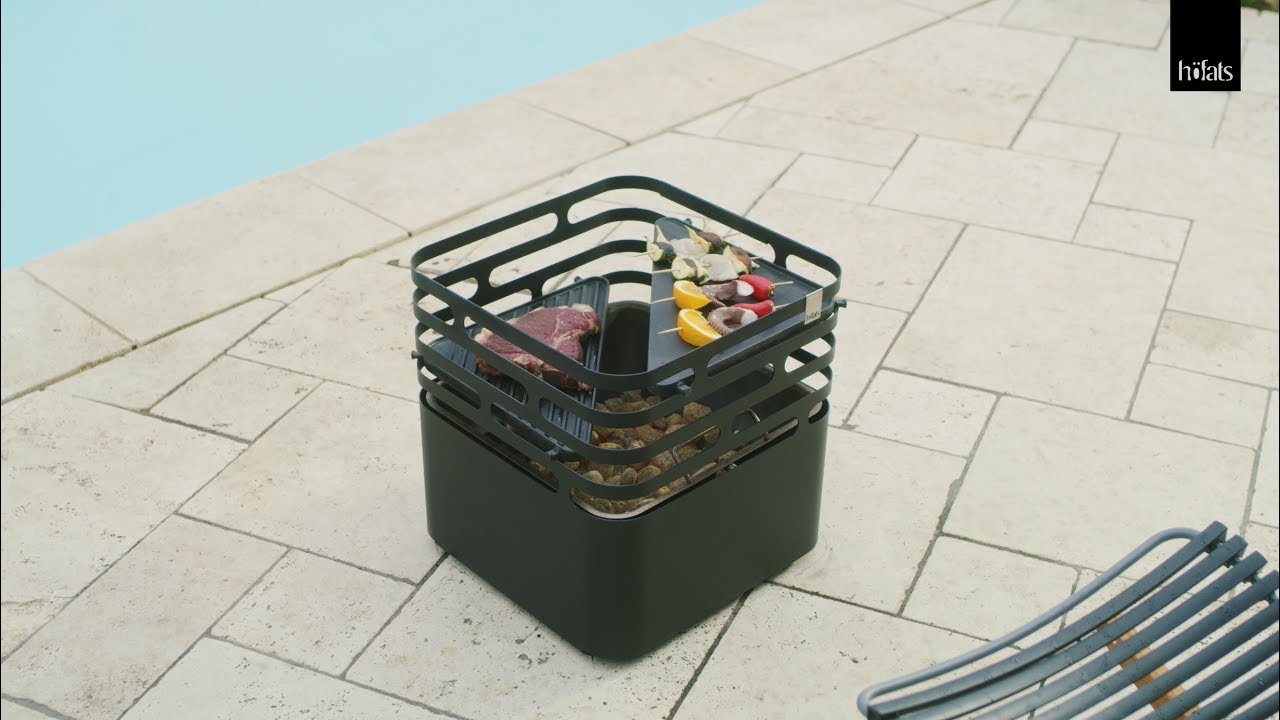höfats CUBE Feuerkorb schwarz