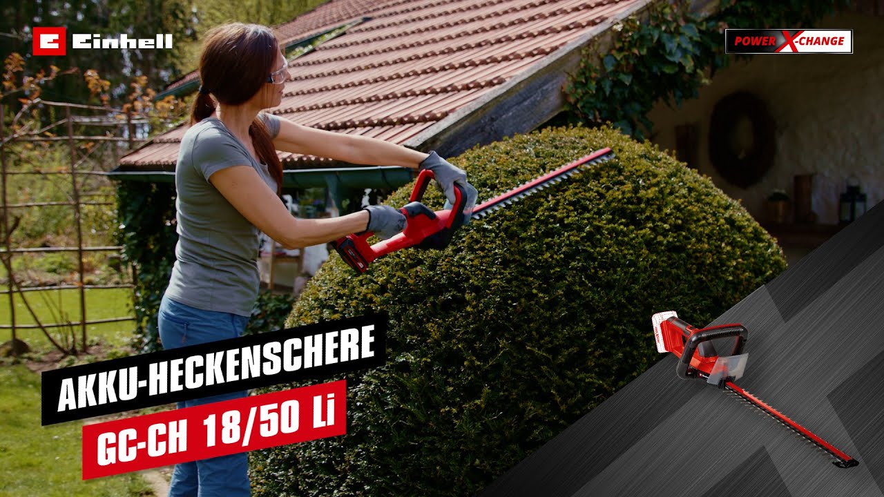 Einhell Akku-Heckenschere GC-CH 18/50 Li-Solo 3410945