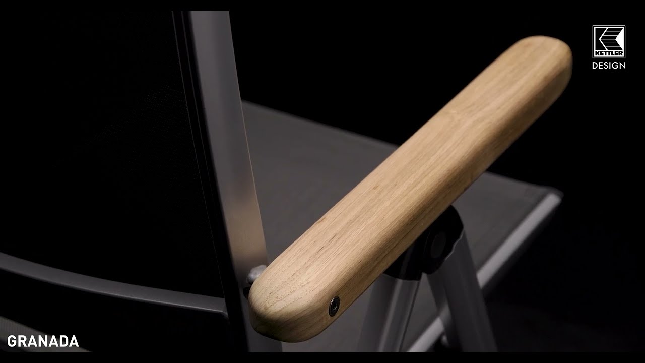 Kettler Multipositionssessel GRANADA, Aluminium Anthrazit / Outdoorgewebe Anthrazit