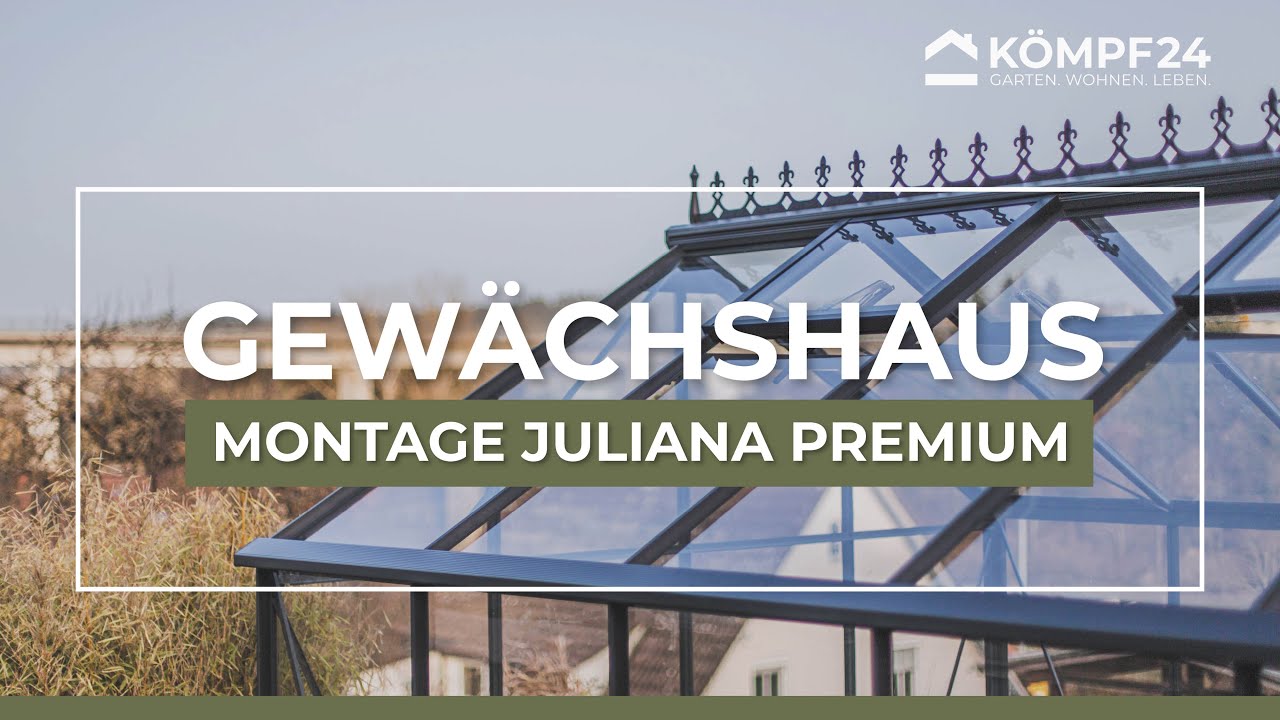 Juliana Gewächshaus Premium - 8,8 m² / 10,9 m² / 13,0 m²