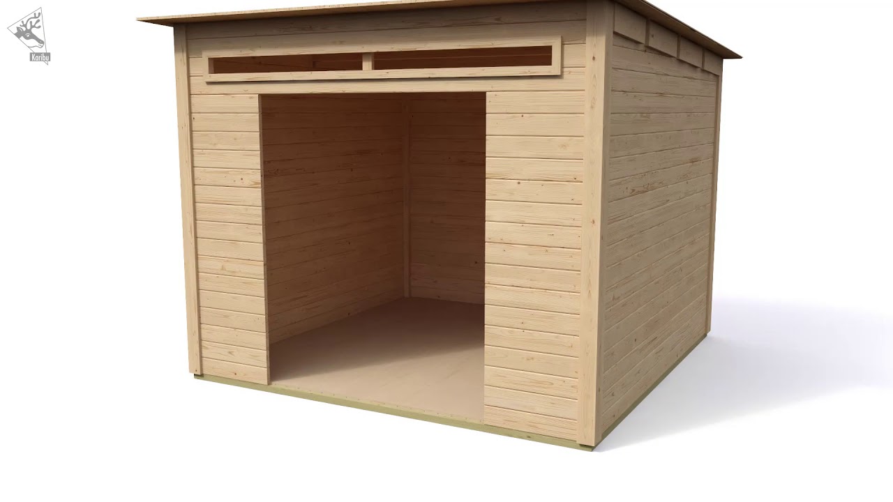 Karibu Woodfeeling Gartenhaus Kandern 1/2/3/6/7/9 - 28 mm