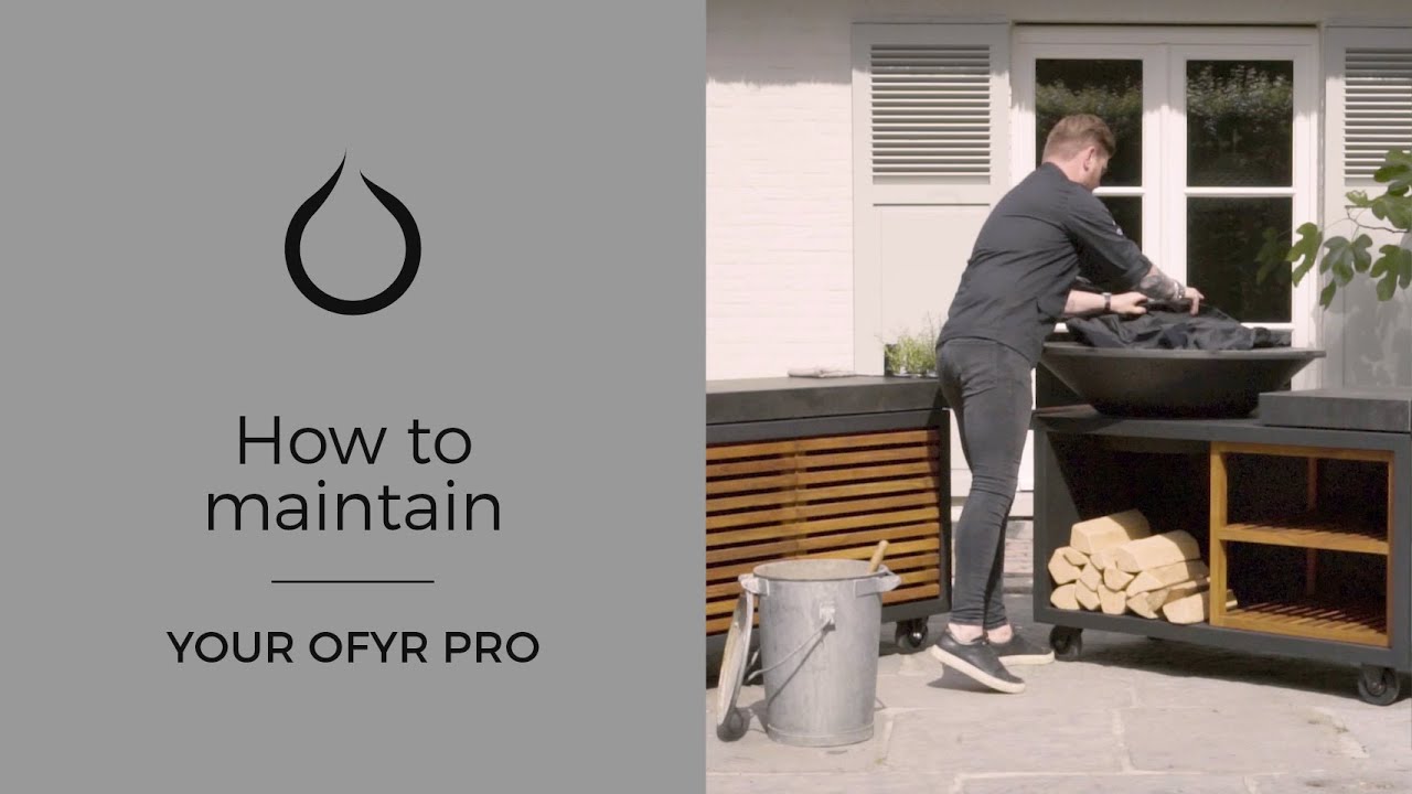 OFYR Plancha Grill Island Corten 100 PRO Keramik Dunkelgrau