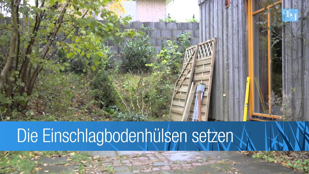 T&J JÜTLAND Sichtschutzzaun Lärche 180 x 180 cm