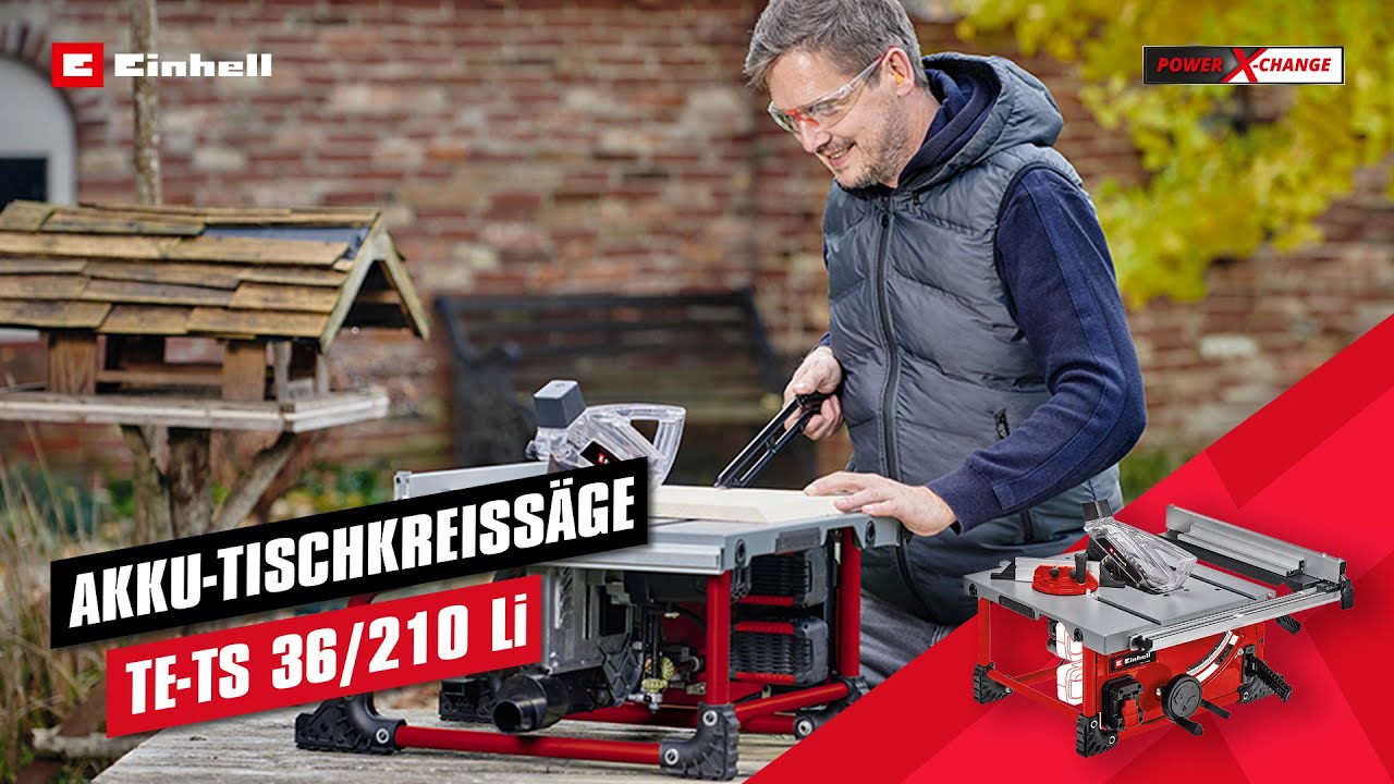 Einhell Akku-Tischkreissäge TE-TS 36/210 Li-Solo 4340450