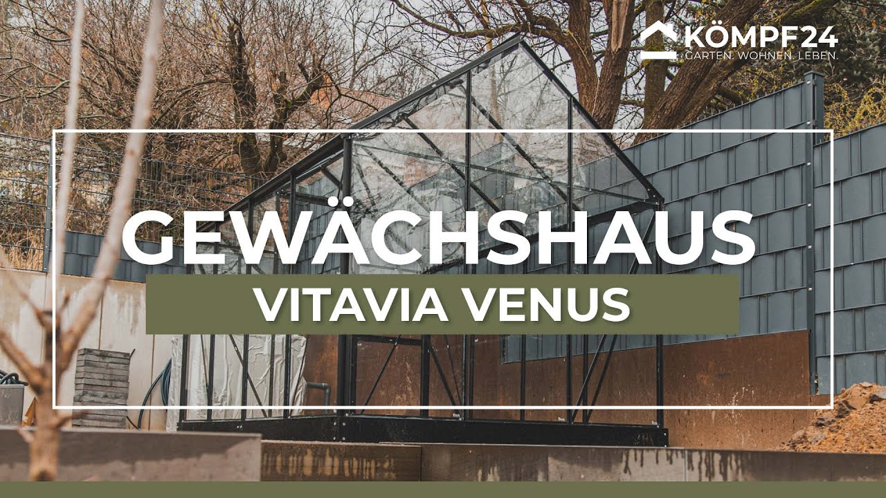 Vitavia Gewächshaus Venus 3800 inkl. 1 Dachfenster - 3,8 m²