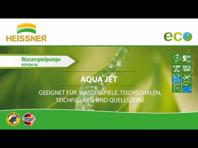 Heissner SMARTLINE Teichpumpen-Set 5000 l/h (HSP5000-00)