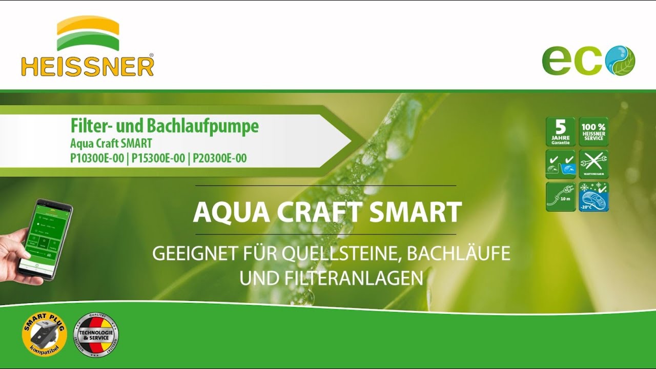 Smarte Filter- und Bachlaufpumpe, 20000 l/h (P20300E-00)