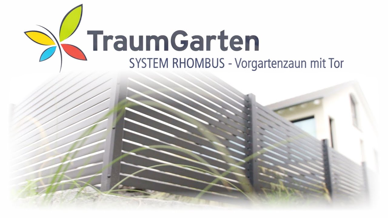 Traumgarten System Rhombus Vorgartenzaun 1800 x 900 mm