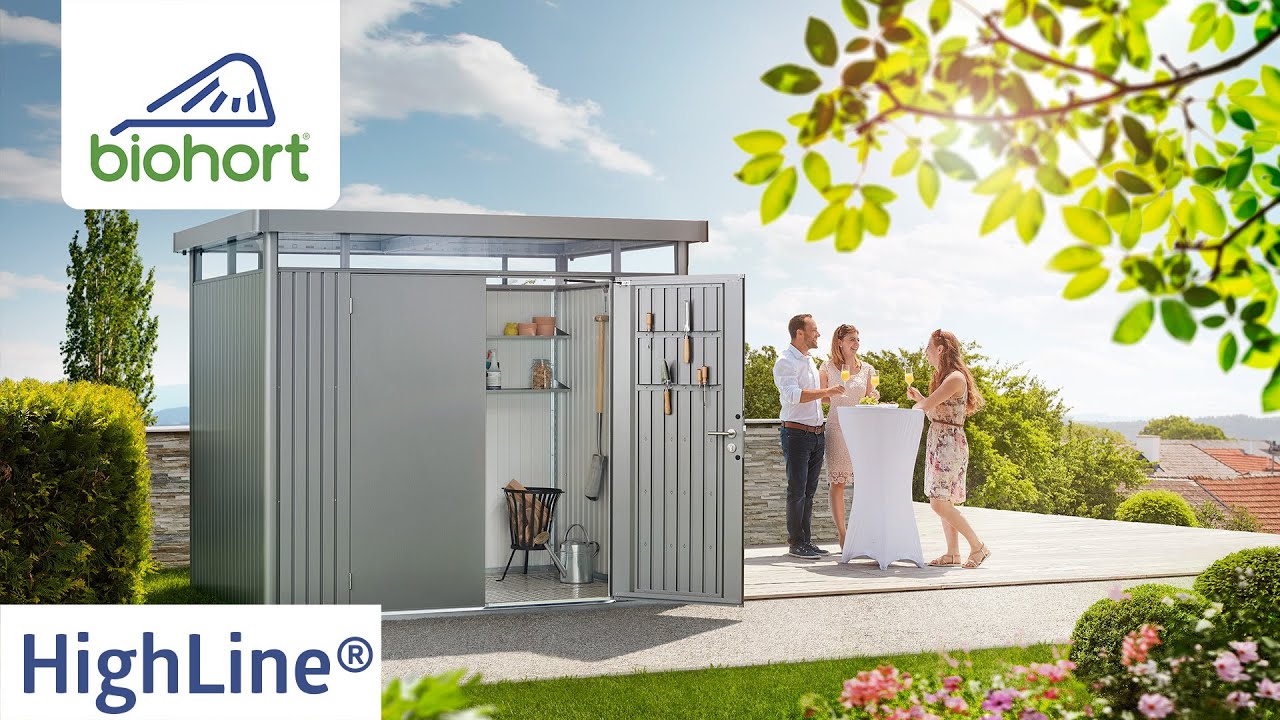 Biohort Gerätehaus HighLine mit Doppeltür