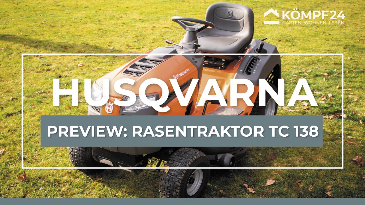 Husqvarna Rasentraktor TC 138 - mit gratis Abdeckhaube