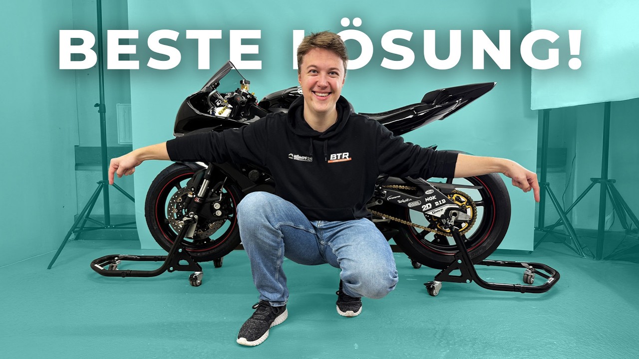 BTR Rollbarer Motorrad Vorderradständer