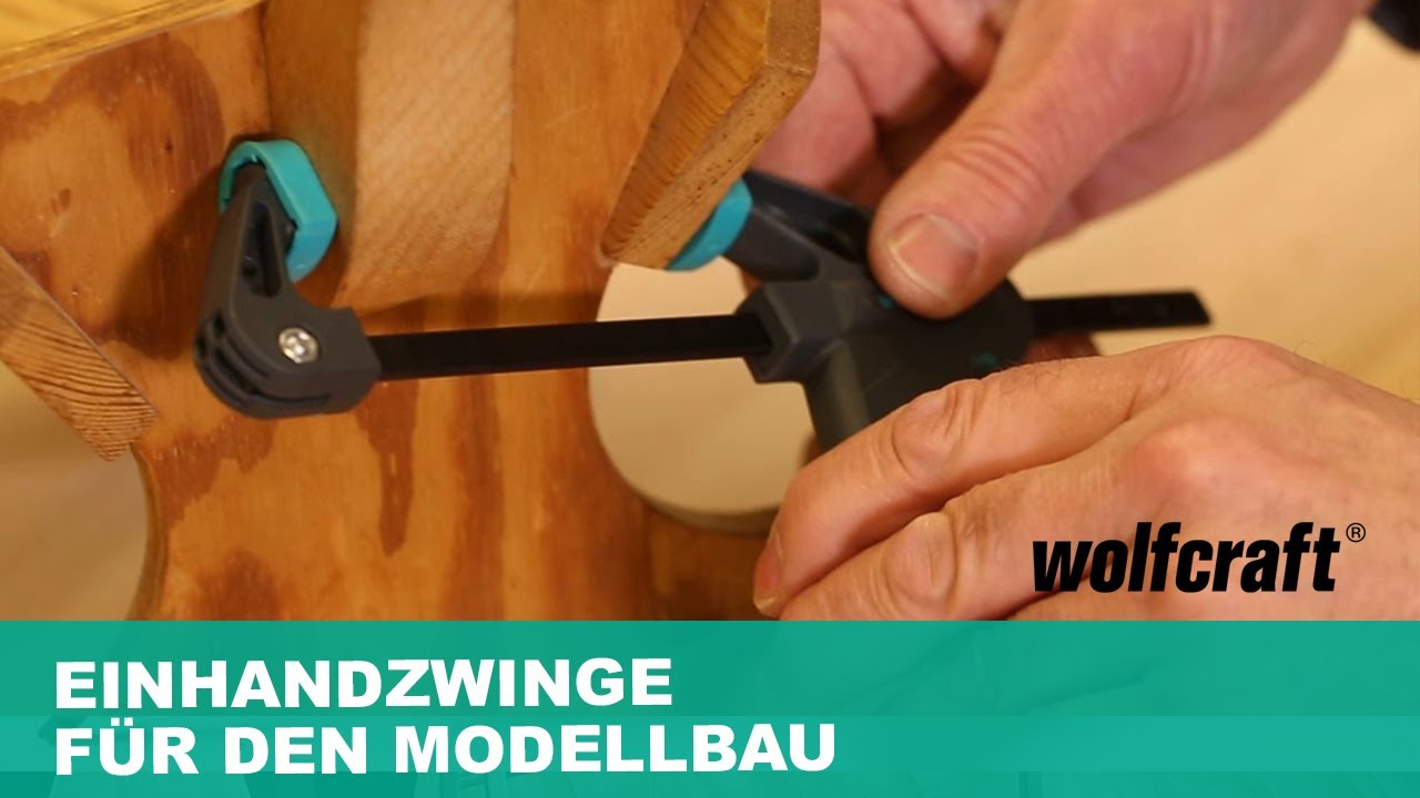 wolfcraft 2 Mini-Einhandzwingen EHZ 3455100