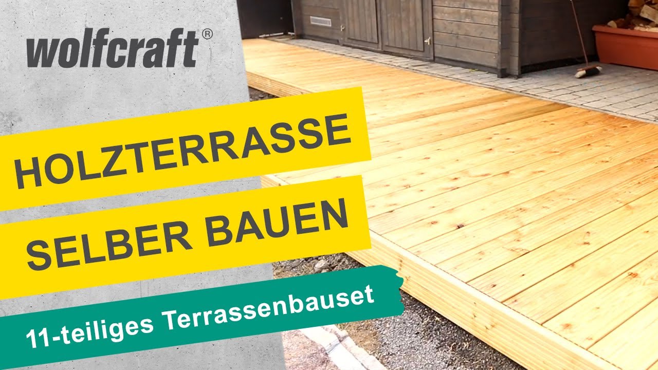 wolfcraft Terrassenbau-Set, 11-tlg. 6988000