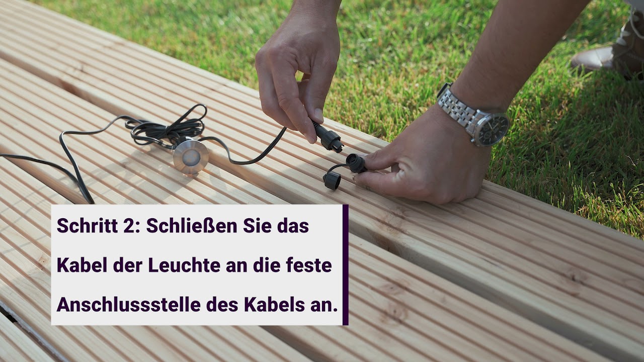 Garden Lights Bodeneinbauleuchte Sirius warm weiss