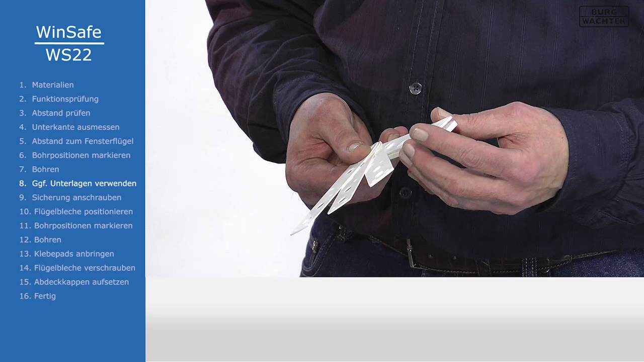 Burg Wächter Fenstersicherung Winsafe WS 22 BR SB