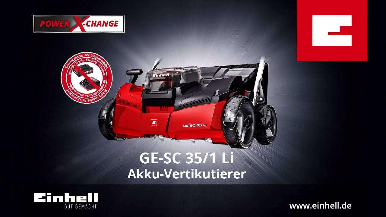 Einhell Akku-Vertikutierer-Lüfter GE-SC 35/1 Li-Solo 3420650