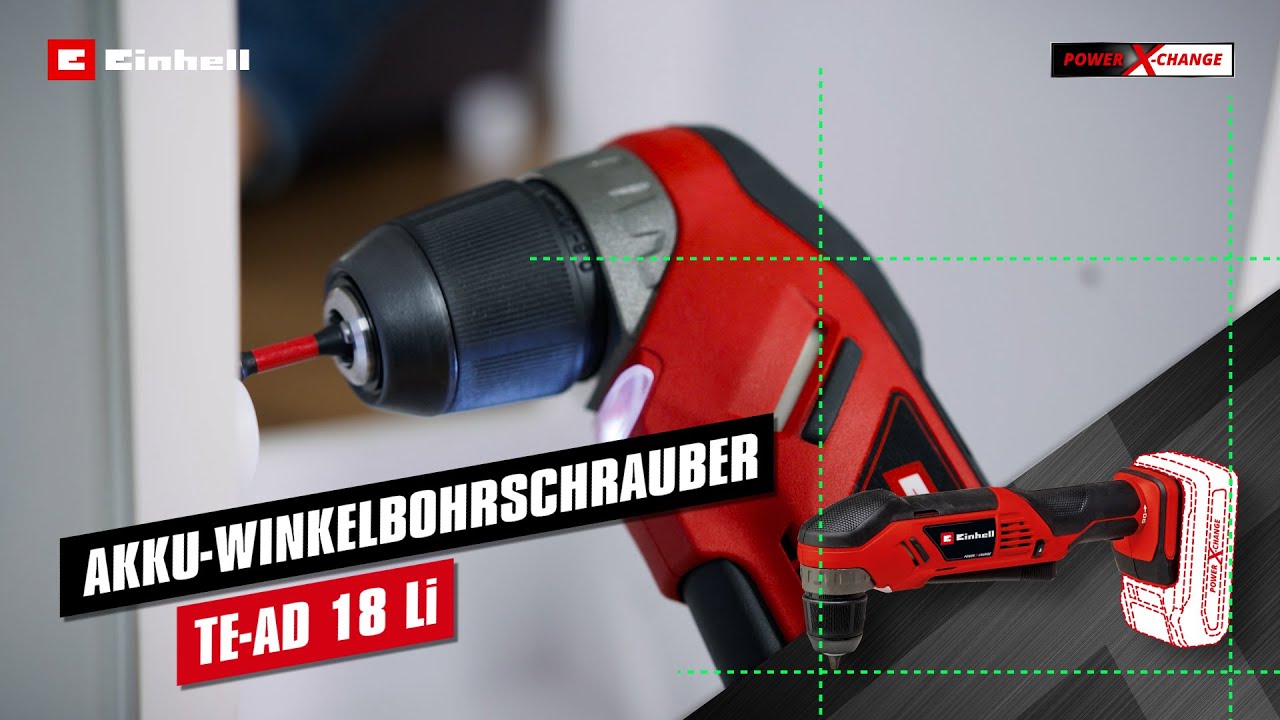 Einhell Akku-Winkelbohrmaschine TE-AD 18 Li - Solo 4514290