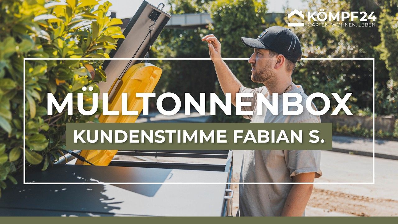 Weka Metall Mülltonnenbox Gary (für 1-4 Mülltonnen)