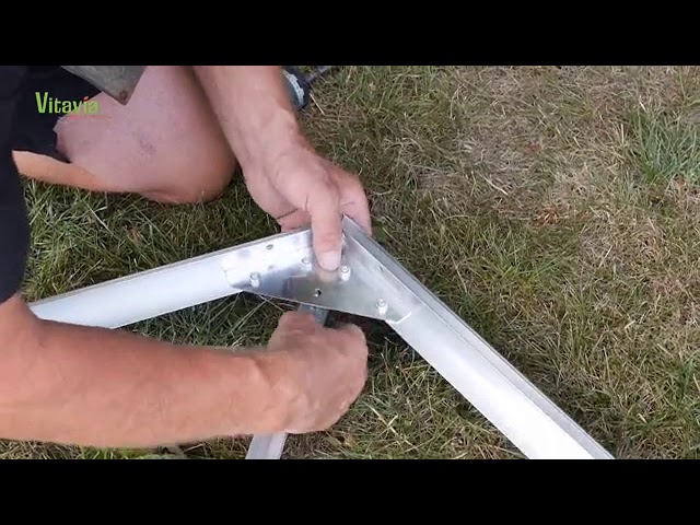 Vitavia Gewächshaus Aura 7800 inkl. 4 Fenstern - 7,8 m²