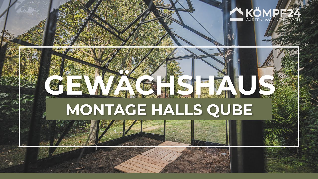 Halls Gewächshaus Popular - 3,8 m² / 5 m² / 6,2 m²