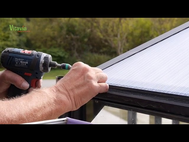 Vitavia Gewächshaus Juno/Hera 9000 inkl. 3 Seitenfenstern - 9,0 m²